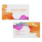 Artist Watercolor Style Business Card
