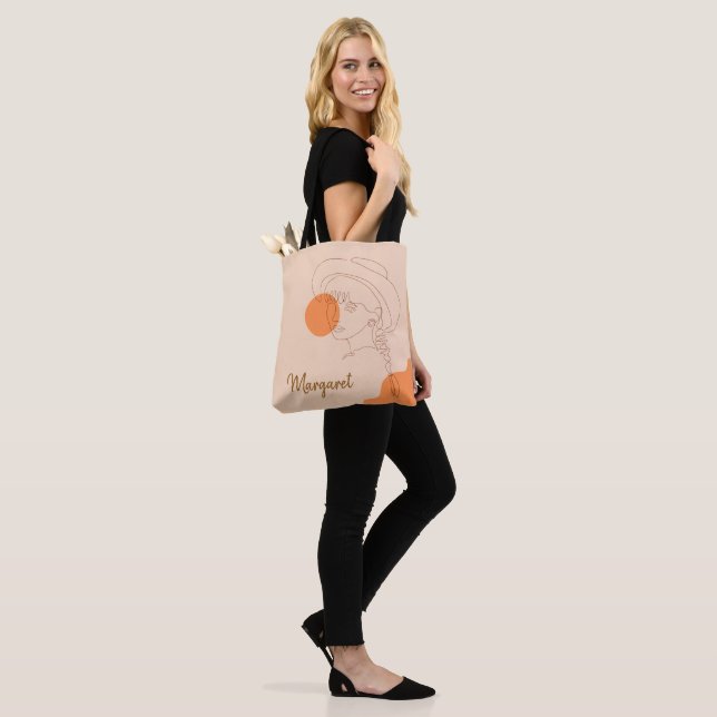 Artistic abstract boohoo Tote  Bag (On Model)