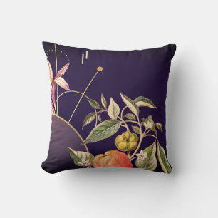Artistic Abstract Botanical   Capsicum Pepper Cushion
