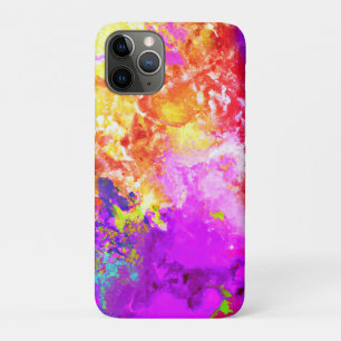 Artistic Abstract Colour Explosions iPhone 11 Pro Case