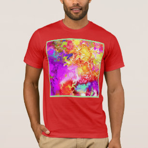 Artistic Abstract Colour Explosions T-Shirt