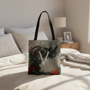 Artistic Abstract Modern Glam Faux Gold Glittery Tote Bag
