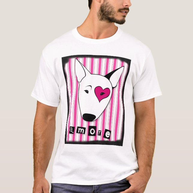 Artistic Amore Love Bull Terrier Shirt (Front)