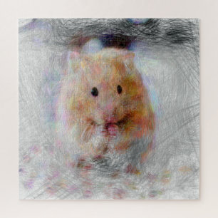 artistic animal hamster jigsaw puzzle