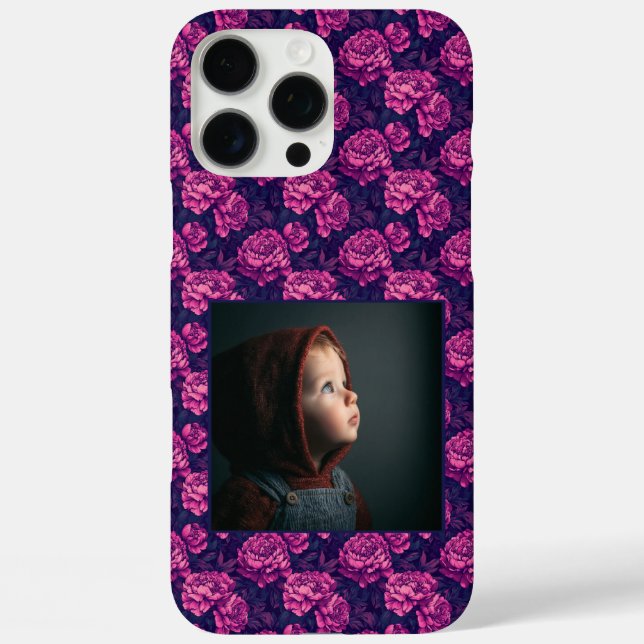 Artistic Anniversary Gift Peonies Floral Custom  Case-Mate iPhone Case (Back)
