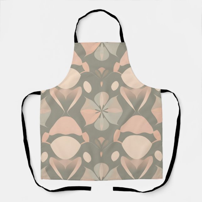 Artistic Apron - Soft Colour Seamless Pattern Desi (Front)