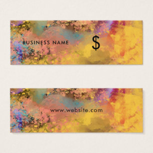 Artistic Art Abstract Painting Colourful Price Tag