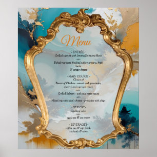 Artistic Asian Oriental Waves & Sceneries Poster