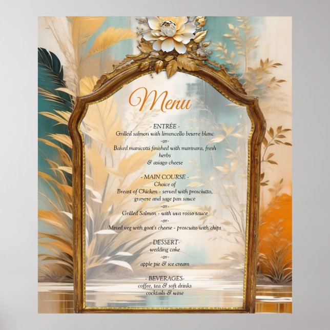 Artistic Asian Oriental Waves & Sceneries Poster (Front)