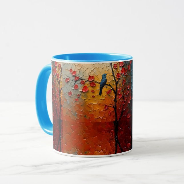 🍁🎨 Artistic Autumn Mug ☕ (Front Left)