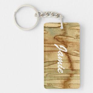 Artistic background watercolor 2 key ring