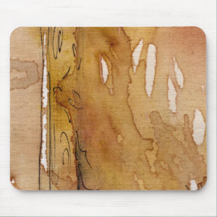 Artistic background watercolor mouse mat