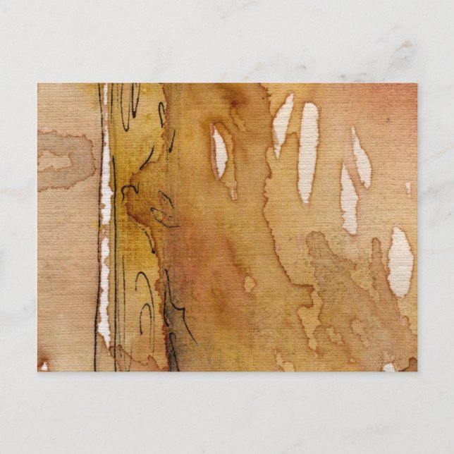 Artistic background watercolor postcard (Front)