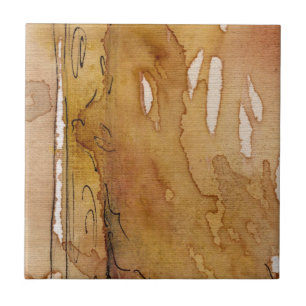 Artistic background watercolor tile
