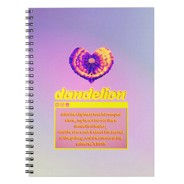 Artistic bag-distinctive-soft bag-feminine-spiritu notebook (Front)