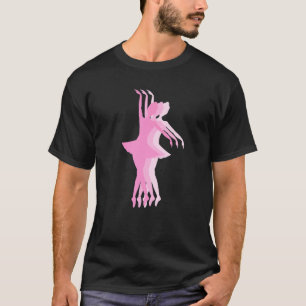 Artistic Ballet Ballerina Pointe Barr Graphic 35 T-Shirt