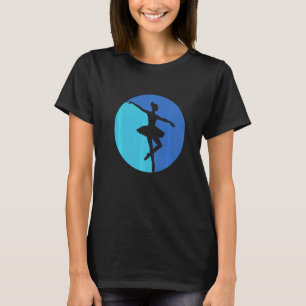 Artistic Ballet Ballerina Pointe Barr Graphic 5 T-Shirt