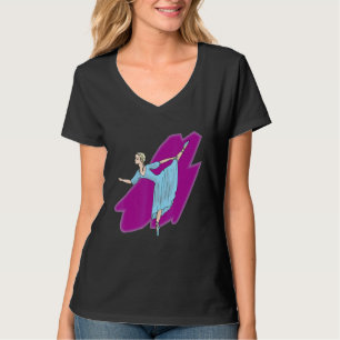 Artistic Ballet Ballerina Pointe Barr Graphic 5 T-Shirt