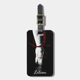Artistic Ballet Dancer Ballerina Personalised Luggage Tag