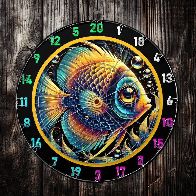 Artistic Betta Bliss Dartboard Design (Creator Uploaded)