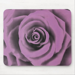 Artistic Big Dark Lavender Rose Mouse Mat