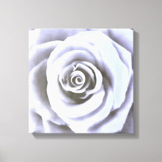 Artistic Big Pale Blue Rose Canvas Print