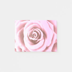 Artistic Big Pale Pink Rose Post-it Notes