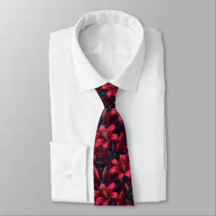 Artistic Birthday Gifts For Husband Lilies Floral Tie