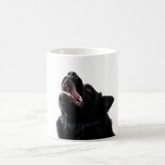 Artistic Black Dog Portrait Photo Coffee Mug