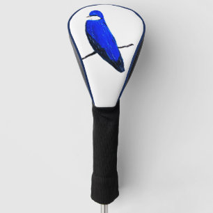 Artistic Blue Bird Tree Swallow Golf Head Cover