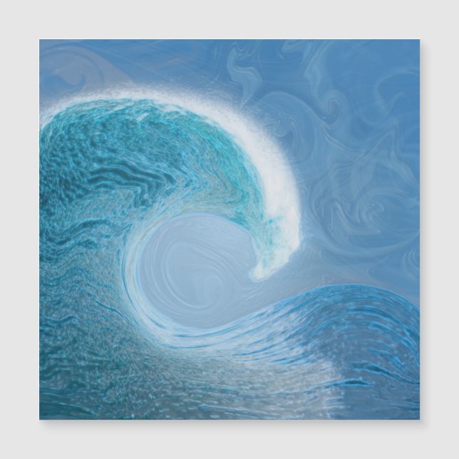 Artistic Blue Wave (Front)