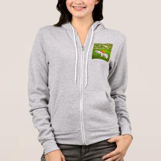 Artistic Bright Colourful White Garden Daisies v5 Hoodie