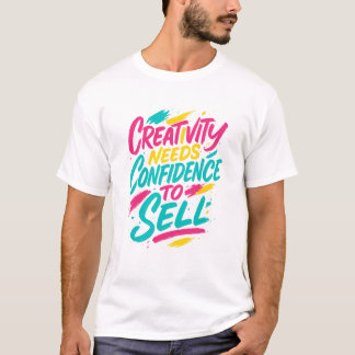 Artistic Brush-Lettering T-Shirt