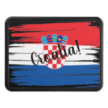 Artistic Brushstroke Croatia Flag 