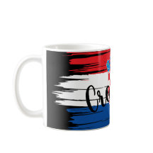 Artistic Brushstroke Croatia Flag 