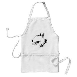Artistic Bull Terrier Dog Breed Design Standard Apron