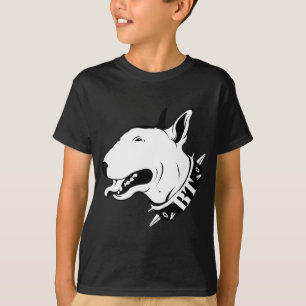 Artistic Bull Terrier Dog Breed Design T-Shirt