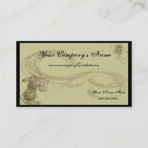 Artistic Bunny Swirls- Business Card