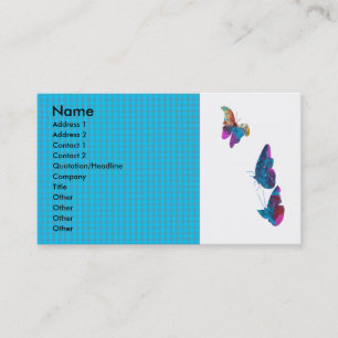 Artistic Butterfly Flying in the Sky Business Card