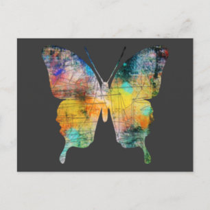 Artistic Butterfly Postcard