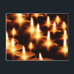 Artistic candle lights postcard<br><div class="desc">Artistic candle lights. Great gift for your mother,  father,  sister,  any other relative,  loved person,  yourself in birthday,  anniversary,  Christmas or any other special day.</div>