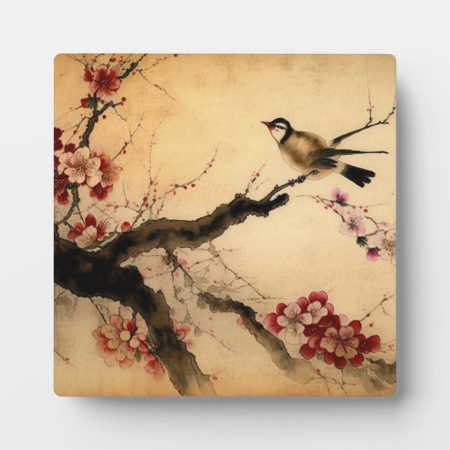 Artistic Cherry Blossom Plaque (Front)