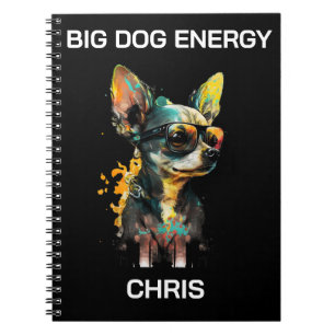 Artistic Chihuahua Name Notebook