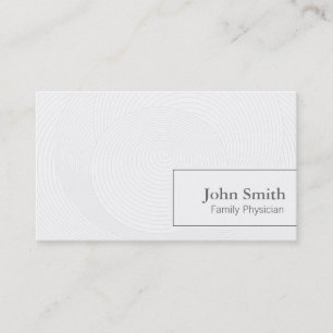 Artistic Circles Family Physician Business Card