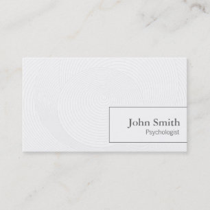 Artistic Circles Psychologist Business Card