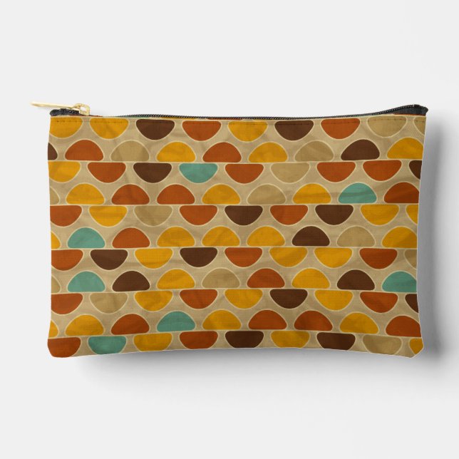 Artistic Colorful Geometric Illustration – Modern  Accessory Pouch (Front)