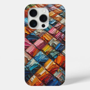 Artistic Colorful Oil Paint Phone Case - Vibrant 