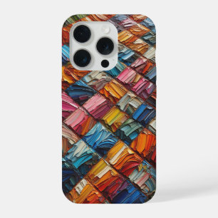 Artistic Colorful Oil Paint Phone Case - Vibrant