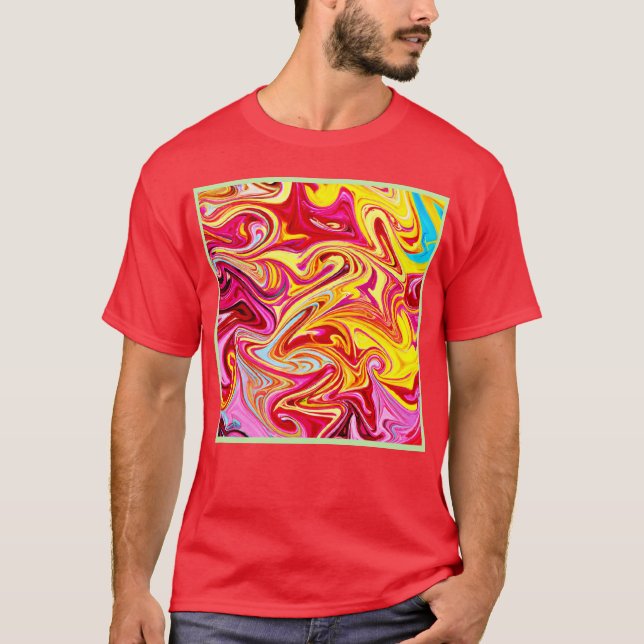 Artistic Colour Mix T-Shirt (Front)