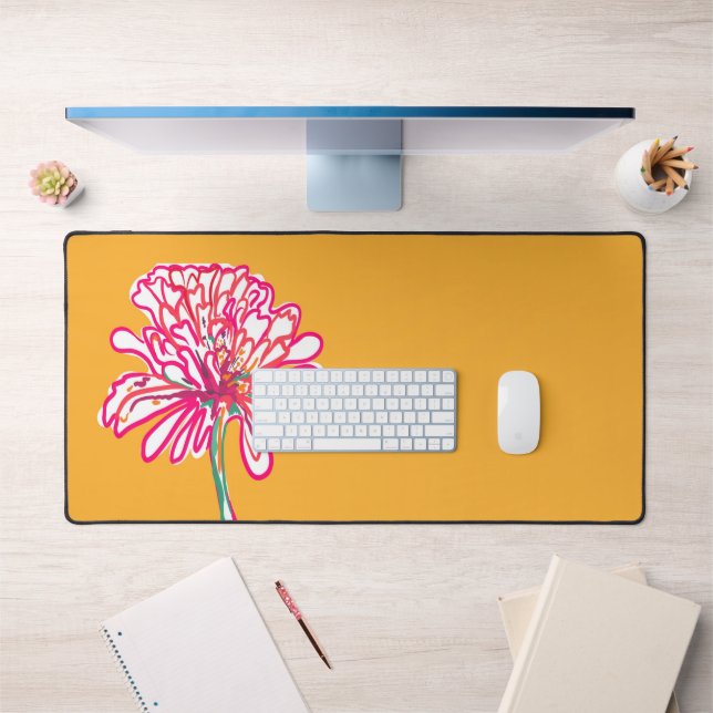 Artistic Colourful Flower  Desk Mat (Office 1)